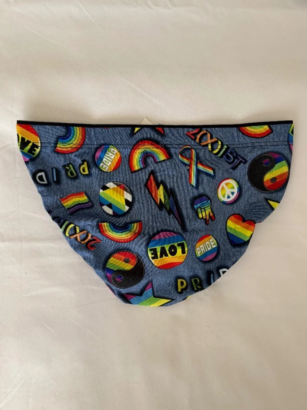 2(x)ist PRIDE Edition Contour Trunks - Denim Jacket - NIB - Small - Picture 4 of 5